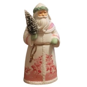 Hallmark England Porcelain Santa from around the world Figurine 12"  2013